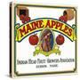 Hebron, Maine, Maine Apples Brand Apple Label-Lantern Press-Stretched Canvas