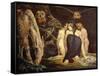 Hecate. 43.8 x 58.1 cm (ca. 1795) Cat. N 5056.-William Blake-Framed Stretched Canvas