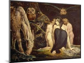 Hecate. 43.8 x 58.1 cm (ca. 1795) Cat. N 5056.-William Blake-Mounted Giclee Print