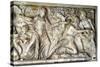 Hecate and Giants, Roman Relief-null-Stretched Canvas