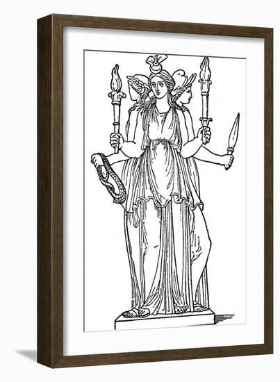 Hecate, Goddess Magic, Ghosts and Witchcraft-null-Framed Giclee Print