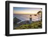 Heceta Head Lighthouse at sunset, Florence, Lane county, Oregon, United States of America-francesco vaninetti-Framed Photographic Print