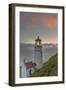 Heceta Head Lighthouse at Sunset Near Florence, Oregon, USA-Chuck Haney-Framed Photographic Print