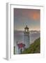 Heceta Head Lighthouse at Sunset Near Florence, Oregon, USA-Chuck Haney-Framed Photographic Print