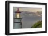 Heceta Head Lighthouse at Sunset Near Florence, Oregon, USA-Chuck Haney-Framed Photographic Print