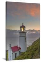 Heceta Head Lighthouse at Sunset Near Florence, Oregon, USA-Chuck Haney-Stretched Canvas