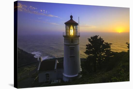 Heceta Head Lighthouse, Devil's Elbow State Park, Oregon Coast-Stuart Westmorland-Stretched Canvas