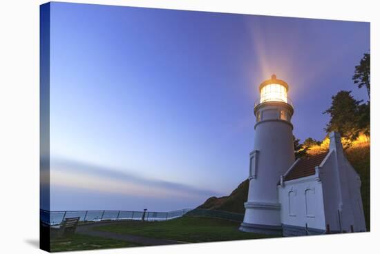 Heceta Head Lighthouse, Devil's Elbow State Park, Oregon Coast-Stuart Westmorland-Stretched Canvas