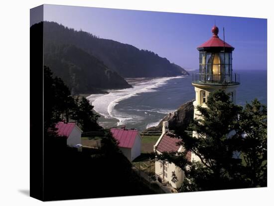 Heceta Head Lighthouse, Florence, Oregon, USA-Adam Jones-Stretched Canvas