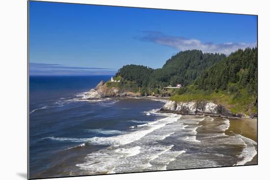 Heceta Head Lighthouse Near Florence, Oregon, USA-Chuck Haney-Mounted Photographic Print