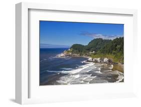 Heceta Head Lighthouse Near Florence, Oregon, USA-Chuck Haney-Framed Photographic Print