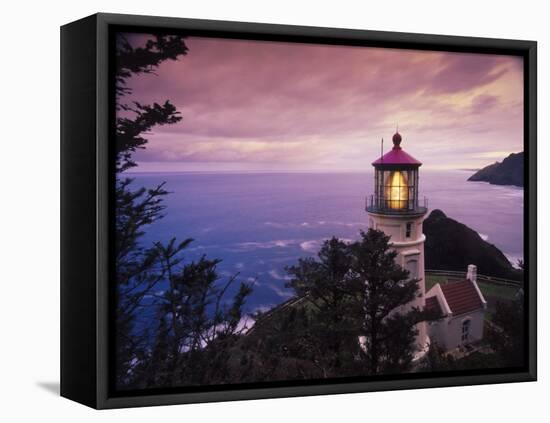 Heceta Head Lighthouse, Oregon Coast-Stuart Westmorland-Framed Stretched Canvas