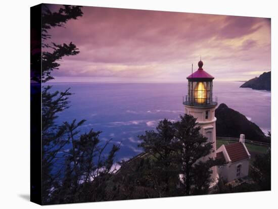 Heceta Head Lighthouse, Oregon Coast-Stuart Westmorland-Stretched Canvas