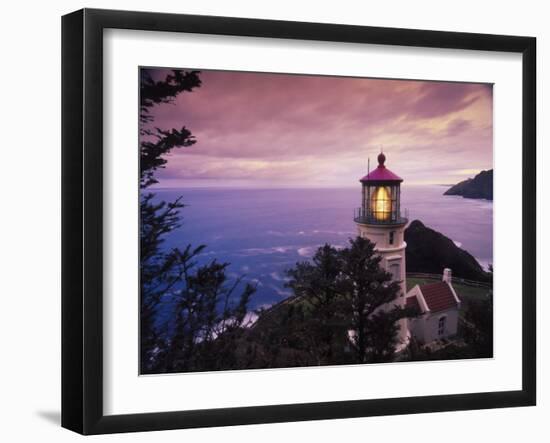 Heceta Head Lighthouse, Oregon Coast-Stuart Westmorland-Framed Premium Photographic Print