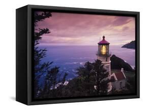 Heceta Head Lighthouse, Oregon Coast-Stuart Westmorland-Framed Stretched Canvas