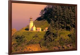 Heceta Head Lighthouse-George Johnson-Framed Photo