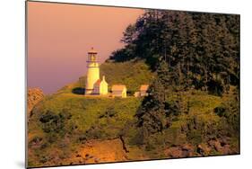 Heceta Head Lighthouse-George Johnson-Mounted Photographic Print