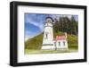 Heceta Head, Oregon, USA. The Heceta Head Lighthouse on the Oregon coast.-Emily Wilson-Framed Photographic Print