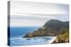 Heceta Head, Oregon, USA. The Heceta Head lighthouse on the Oregon coast.-Emily Wilson-Stretched Canvas