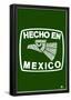 Hecho En Mexico Cities Text Poster-null-Framed Poster