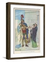 Hector and Andromache-null-Framed Art Print