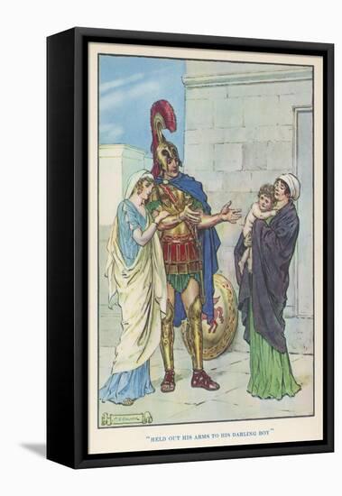 Hector and Andromache-null-Framed Stretched Canvas