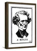 Hector Berlioz (1803-186), 1891-Felix Edouard Vallotton-Framed Giclee Print