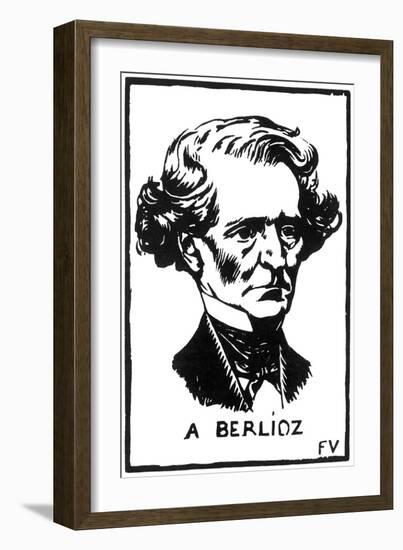 Hector Berlioz (1803-186), 1891-Felix Edouard Vallotton-Framed Giclee Print