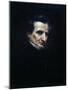 Hector Berlioz, French Romantic Composer, 1850-Gustave Courbet-Mounted Giclee Print