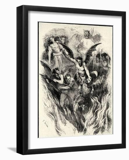 Hector Berlioz's 'The Damnation-Frederic Sorrieu-Framed Giclee Print