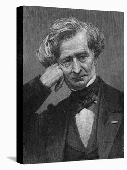 Hector Berlioz the French Composer in Middle Age-null-Stretched Canvas