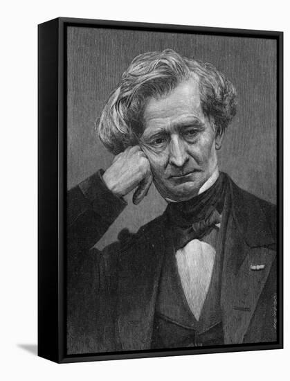 Hector Berlioz the French Composer in Middle Age-null-Framed Stretched Canvas