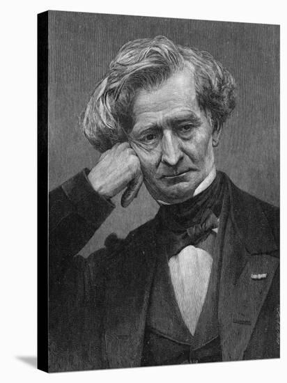 Hector Berlioz the French Composer in Middle Age-null-Stretched Canvas