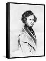 Hector Berlioz-Josef Kriehuber-Framed Stretched Canvas