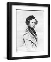 Hector Berlioz-Josef Kriehuber-Framed Giclee Print