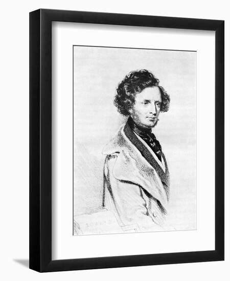 Hector Berlioz-Josef Kriehuber-Framed Giclee Print