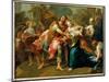 Hector Bidding Farewell to His Son and Andromache-Jean Bernard Restout-Mounted Giclee Print