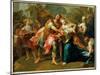 Hector Bidding Farewell to His Son and Andromache-Jean Bernard Restout-Mounted Giclee Print