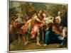 Hector Bidding Farewell to His Son and Andromache-Jean Bernard Restout-Mounted Giclee Print