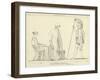 Hector Chiding Paris-John Flaxman-Framed Giclee Print