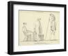 Hector Chiding Paris-John Flaxman-Framed Giclee Print