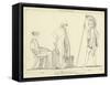 Hector Chiding Paris-John Flaxman-Framed Stretched Canvas