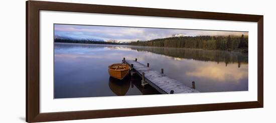 Hector Lake, Mt John Laurie, Rocky Mountains, Kananaskis Country, Calgary, Alberta, Canada-null-Framed Photographic Print