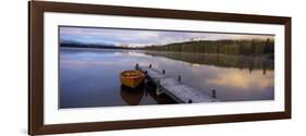 Hector Lake, Mt John Laurie, Rocky Mountains, Kananaskis Country, Calgary, Alberta, Canada-null-Framed Photographic Print