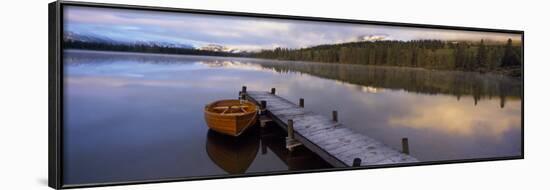 Hector Lake, Mt John Laurie, Rocky Mountains, Kananaskis Country, Calgary, Alberta, Canada-null-Framed Photographic Print