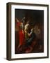 Hector, Paris and Helena, 1770 (Oil on Canvas)-Angelica Kauffman-Framed Giclee Print