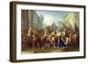 Hector Taking Leave of Andromache, 1727-Jean II Restout-Framed Giclee Print