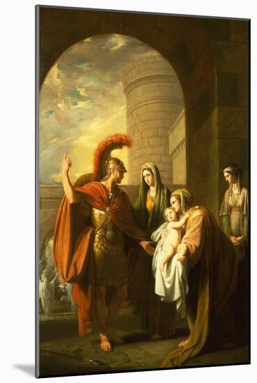Hector Taking Leave of Andromache by Benjamin West-Benjamin West-Mounted Giclee Print