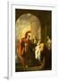 Hector Taking Leave of Andromache by Benjamin West-Benjamin West-Framed Giclee Print