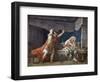 Hector Taking Leave of Priam-Jacques-Louis David-Framed Giclee Print